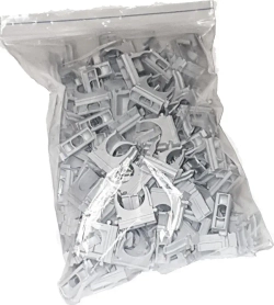 Клипса для крепления гофротрубы D20, 100 шт