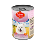 Консервы РОДНЫЕ КОРМА для собак курочка по-елецки 6х970 г