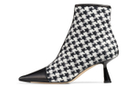 Jimmy Choo Ankle Boots 6.5cm Women"s Black White