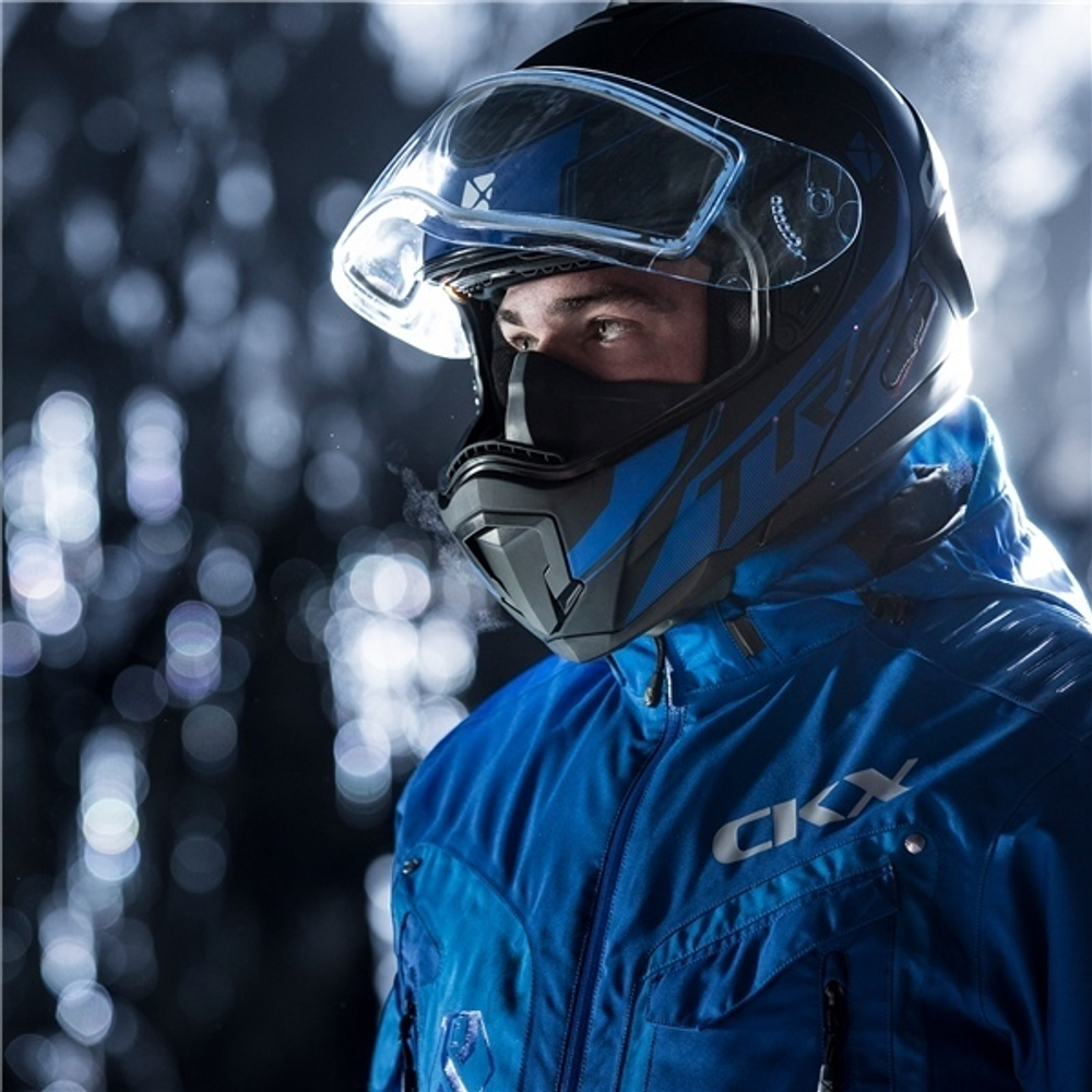 Шлем CKX TRANZ 1,5 Ams DL+EDL Caliber Matt blue L