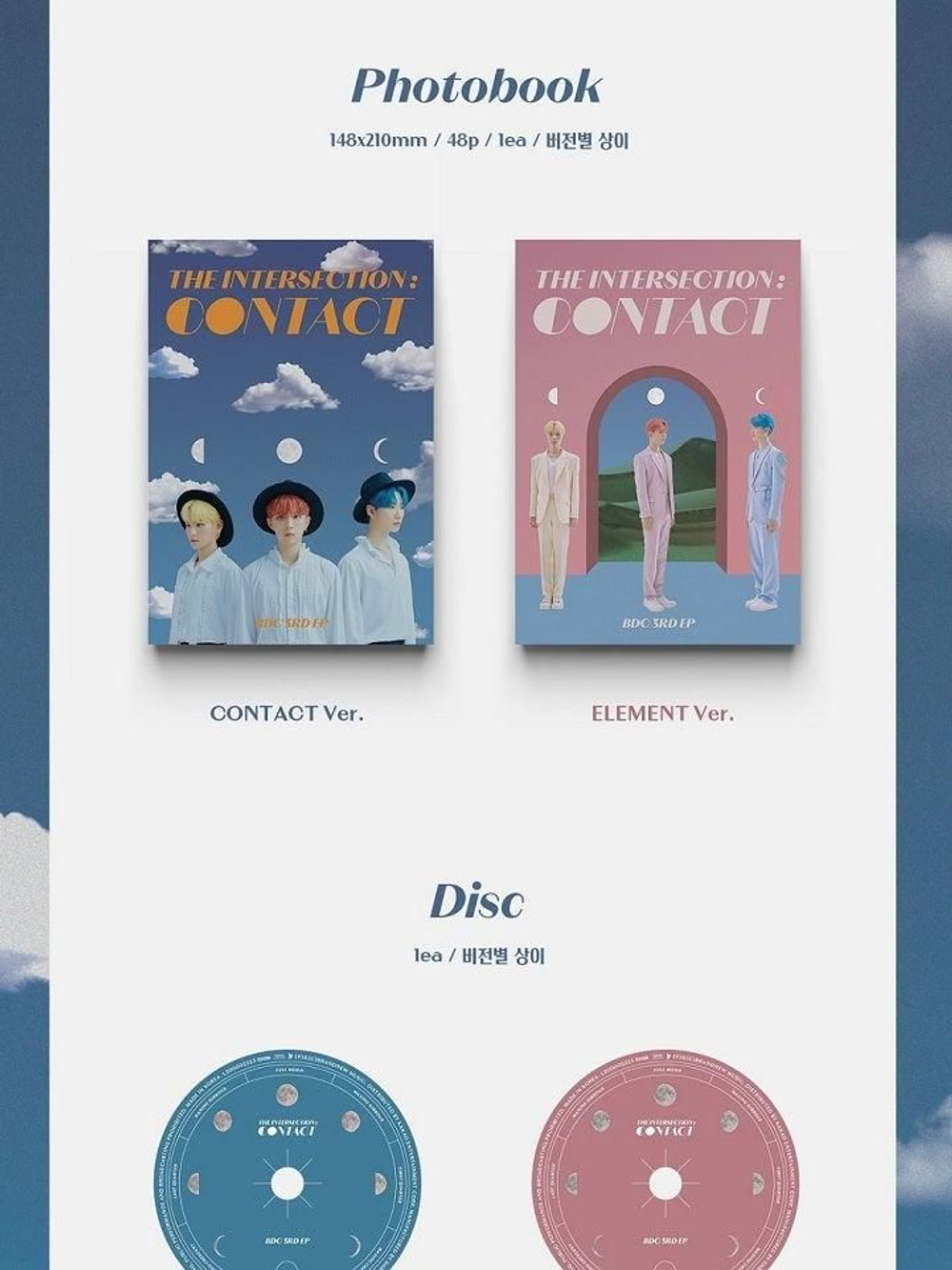 Альбом BDC - THE INTERSECTION : CONTACT 3rd EP Photo Book Random Version