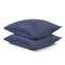 Набор из двух наволочек из сатина темно-синего цвета из коллекции essential, 70х70 см
