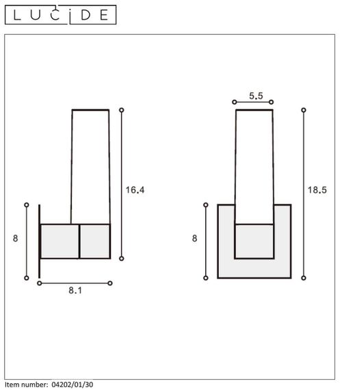 Подсветка для зеркал Lucide Jesse 04202/01/30