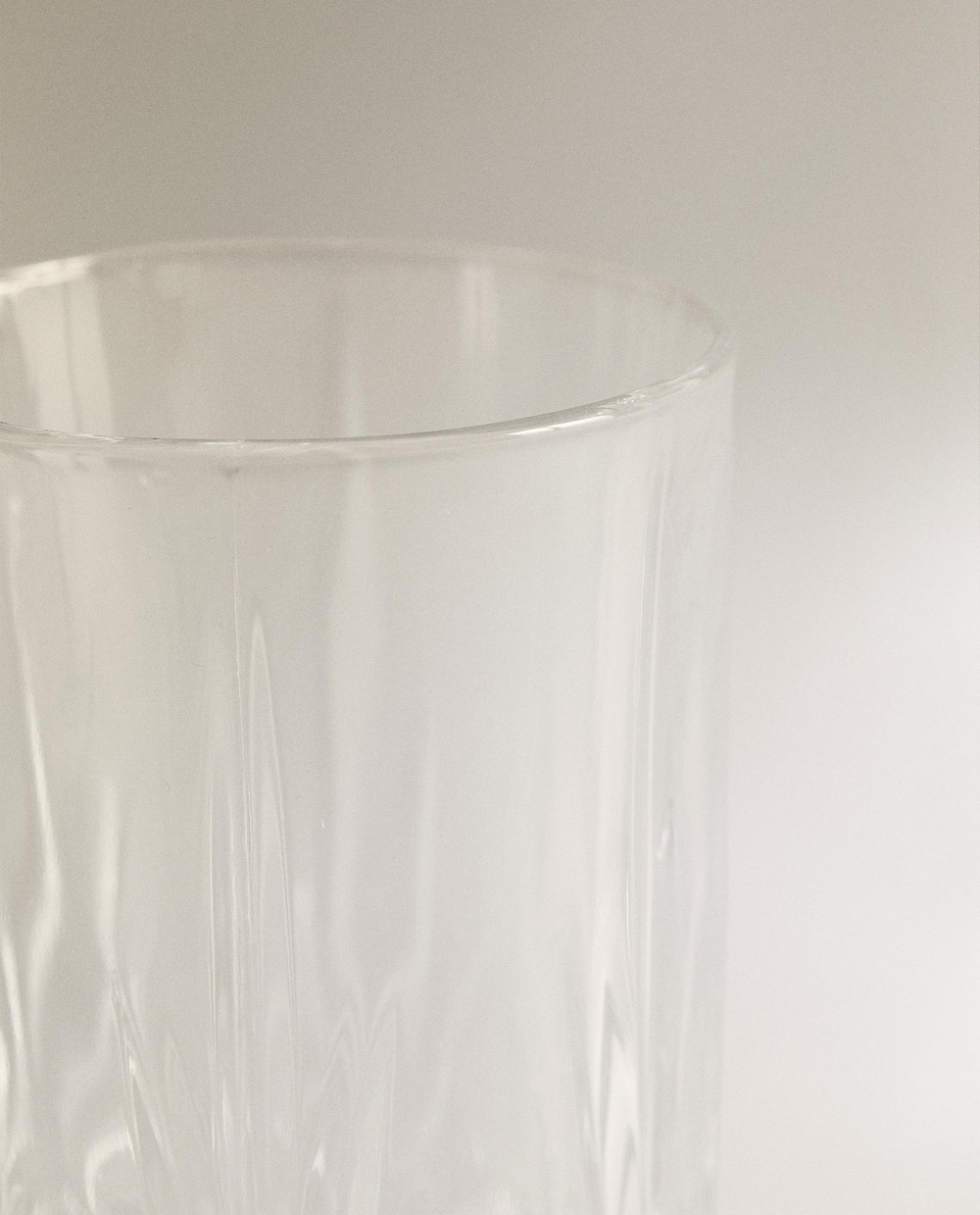 Zara Home стакан из стекла, цвет прозрачный, 19 см