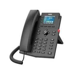 IP телефон Fanvil X303-2 Wire черный SIP телефон