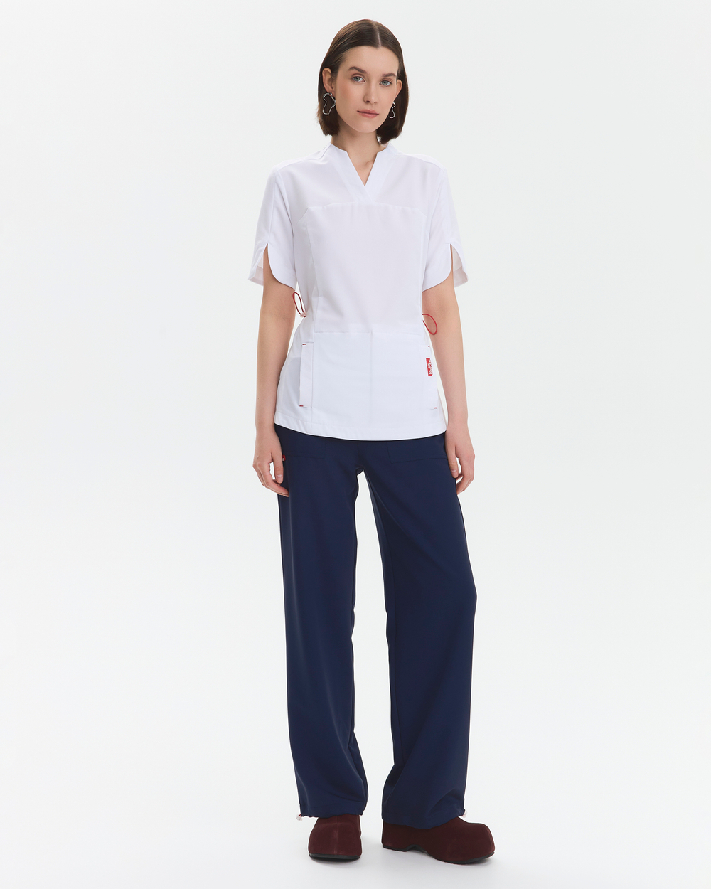 Брюки свободные медицинские женские Йошо, нэви