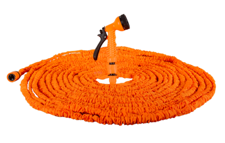 Набор для полива с растягивающимся шлангом 50м Вихрь