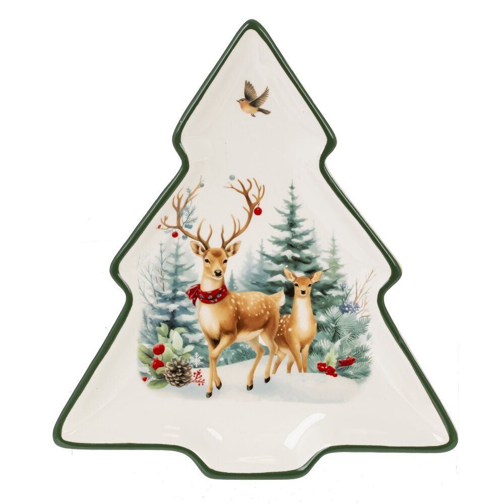 GAEM Блюдо "Олени", L20 W23 H2 см