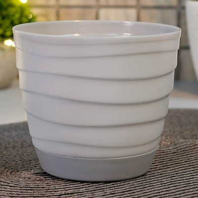 Горшок цветочный Бриз 0,7л, серый