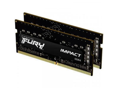 Оперативная память Kingston Fury KF432S20IBK2/16, DDR4 2х 16ГБ 3200 МГц, SODIMM, RTL