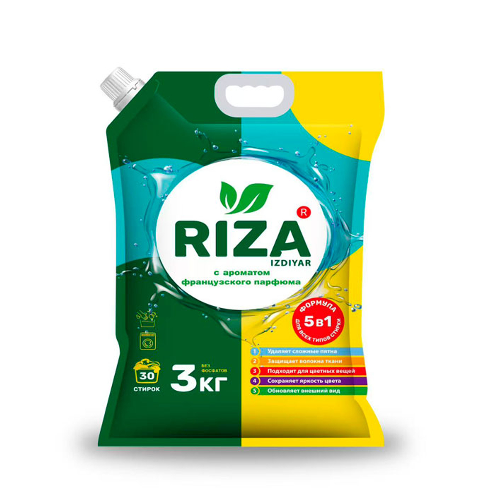 Стиральный порошок Riza парфюм 3 кг