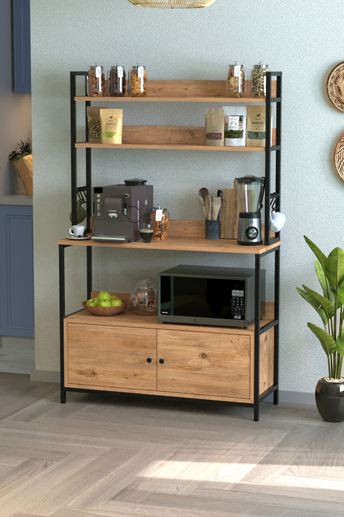 Стеллаж кухонный ETHIOPHIA - сосна