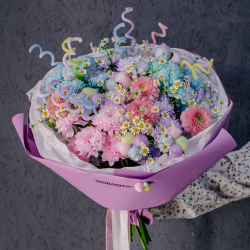 106. Дофаминовый букет в пастельных оттенках