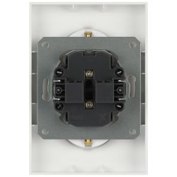 Розетка ЭРА Arktik 16-2107-01 без заземления двойная 2X2P 16А-250В белый | Эра Arktik