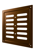 Решетка вентиляционная MER регулируемая 200х200 окраш.сталь Metallic brown ERA