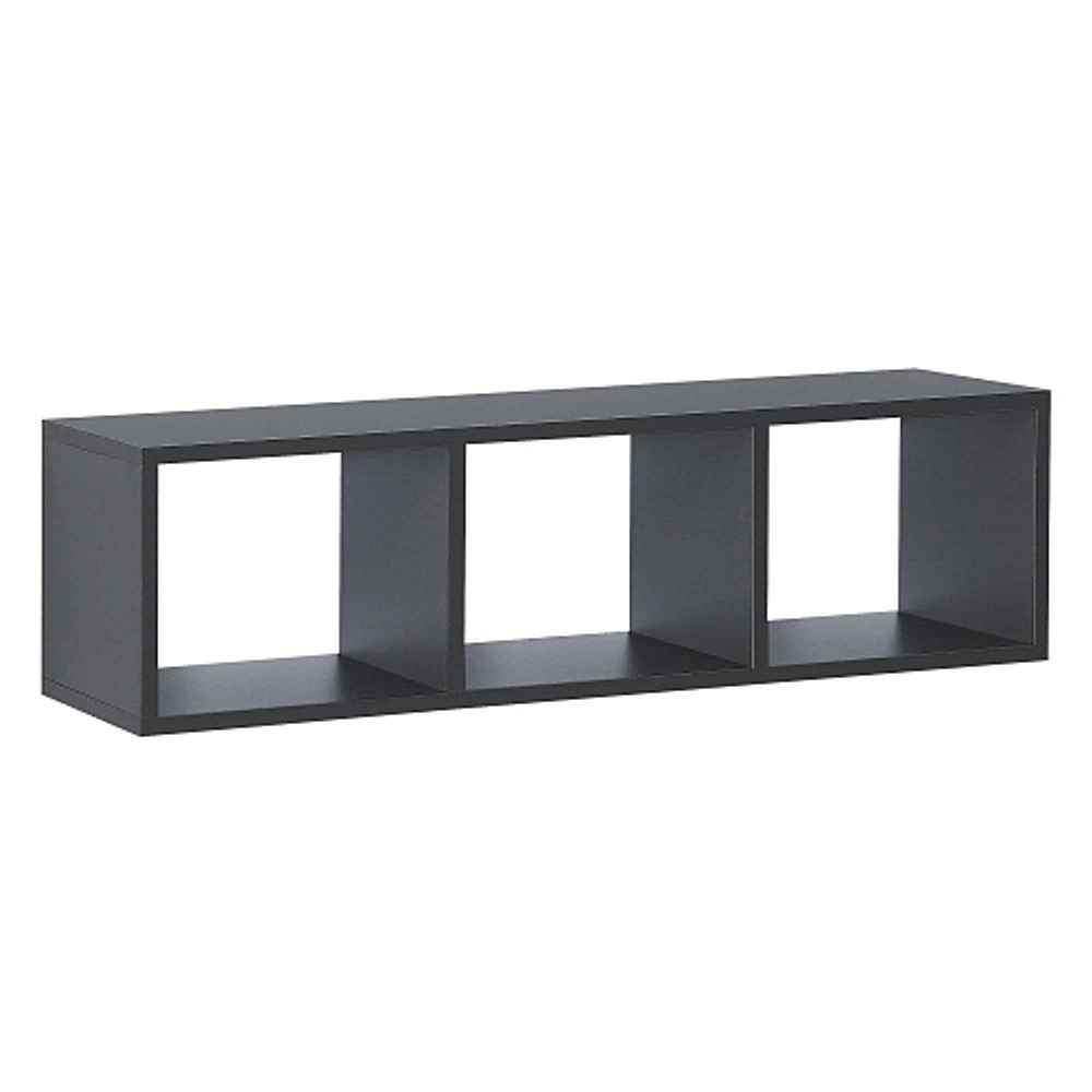 МФ.02.09-000  Полка  №9 "Тройной КУБ"  Графит серый 0162 РЕ Элегия