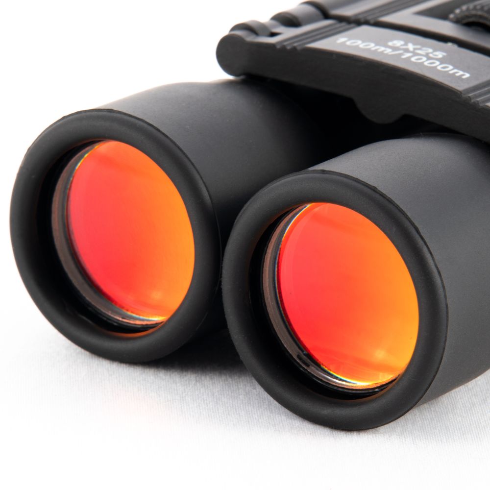 Бинокль &quot;СЛЕДОПЫТ&quot;, 8х25, черный, 65*35*110 мм, 184 гр., в чехле/50/