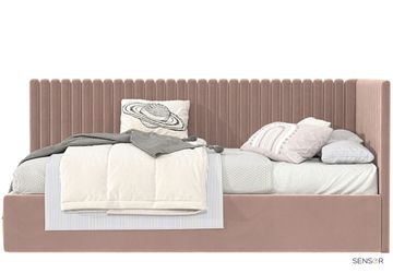 Кровать угловая Денни kids - узкие панели