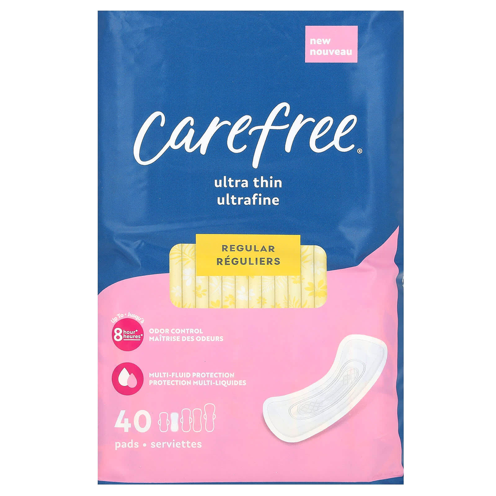 Carefree, ультратонкие, обычные, 40 шт.