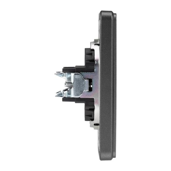 Заглушка ROUND декоративная с суппортом титан KRANZ