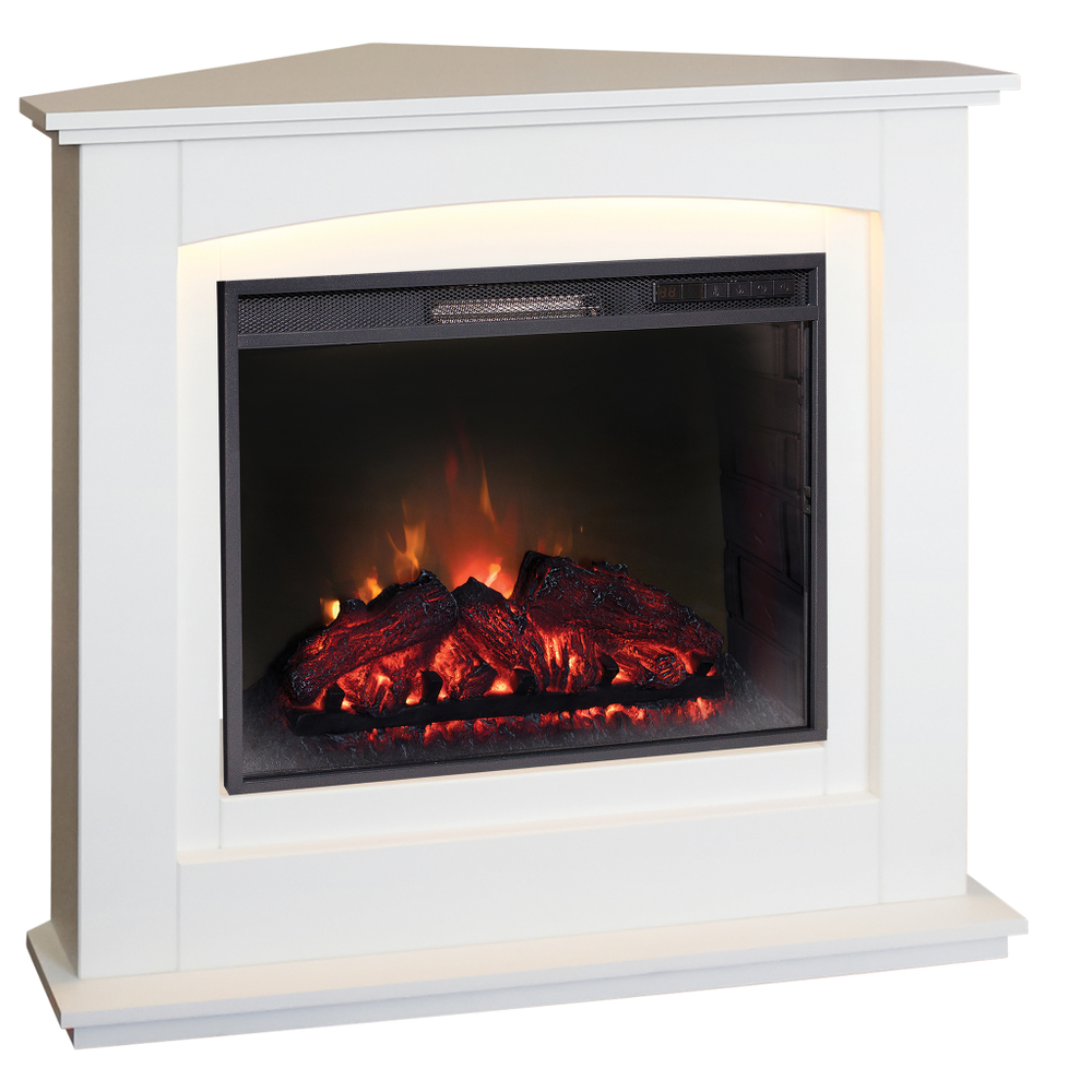 Каминокомплект Real Flame Canada Corner 25,5 WT с очагом Sparta 25,5 (угловой)