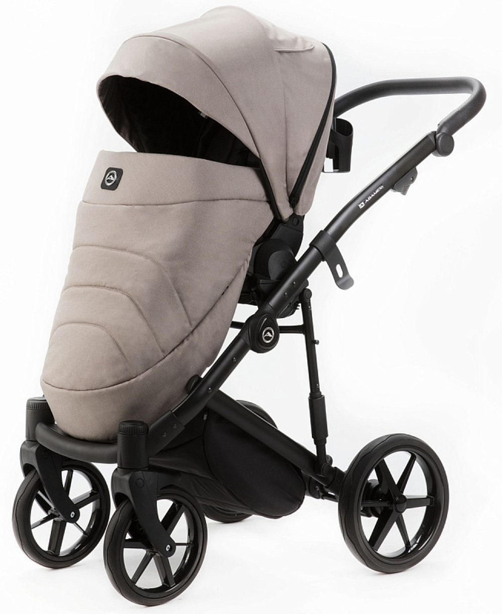 Детская коляска Adamex Mobi New 2 в 1 MN-TK72 БЕЖЕВЫЙ