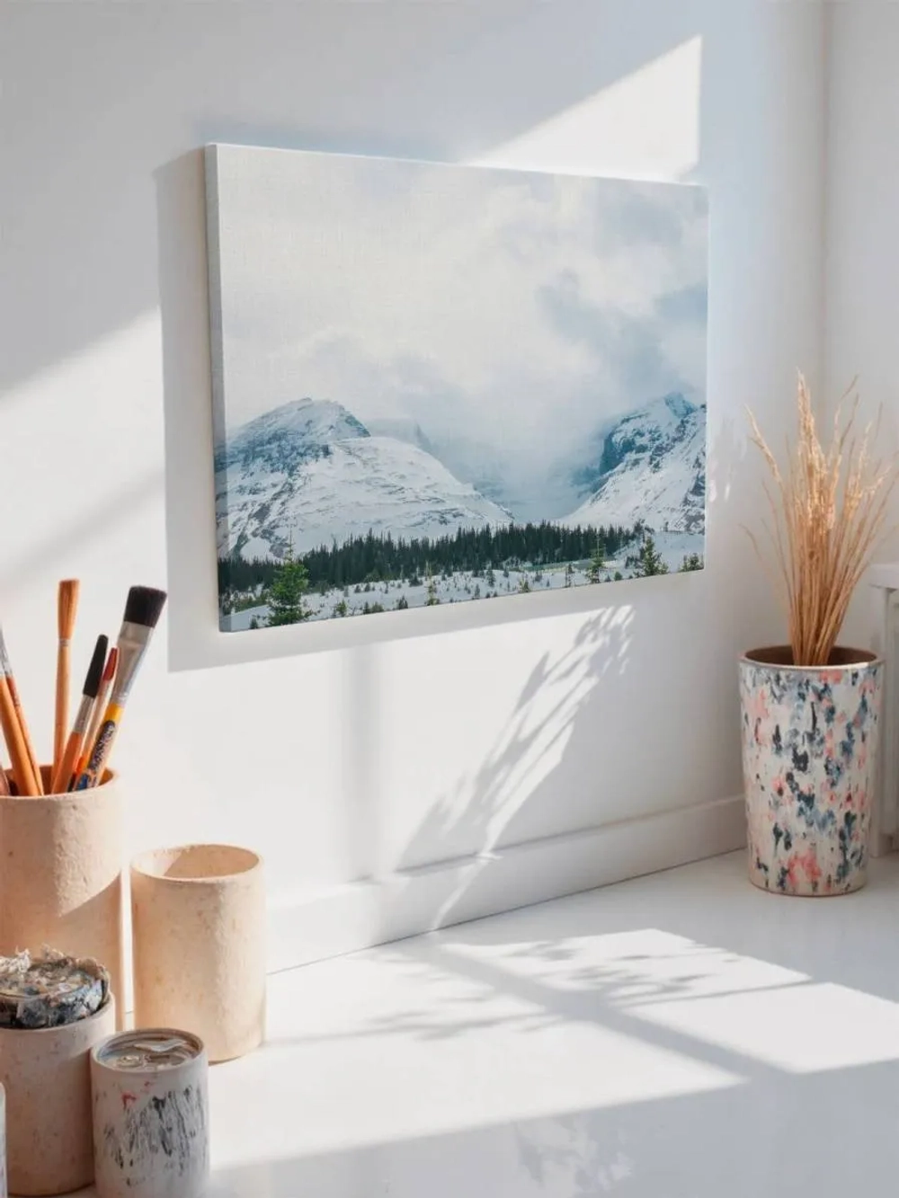 Картина на стену 40 X 50 Зимний пейзаж