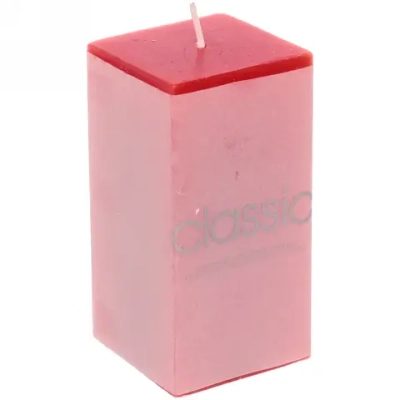 Свеча «Classic» 5*5*10см цвет красный ZD-143