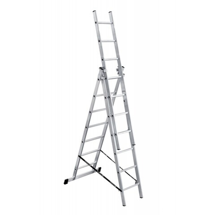 Лестница алюминиевая 3 секционная  3*6  UFUK PRO 411306