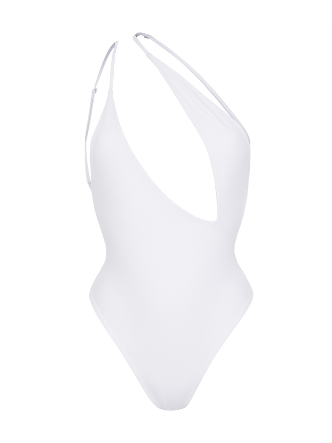 Слитный купальник Paula — Ice white