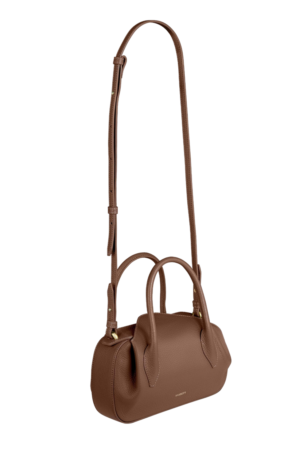 Сумка Yuzefi Oyster Mini Duffle - TOFFEE PEBBLE GRAINED LEATHER