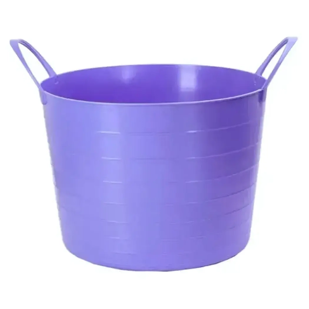 Таз-корзина мягкая 17л Сиреневый 0,245,33х0,33м