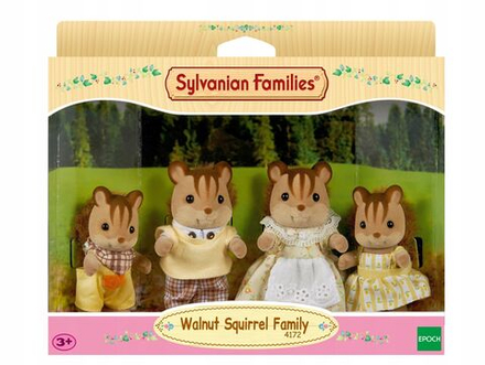 Игровой набор Sylvanian Families - Walnut Squirrel Family - Семья белочек - Сильвания Фэмили 4172