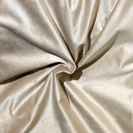 Штора из бархата бежевого цвета 200*290 см