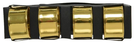 Кольца для салфеток Золото любви 4,5 см., 4 шт., золото, Kaemingk (607999/2)