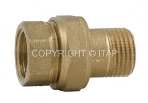 Разъёмные соединения прямые Itap 151 латунные