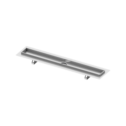 Купить Дренажный канал 150 см TECE TECEdrainline прямой, без крышки, серебристый металлик 601500