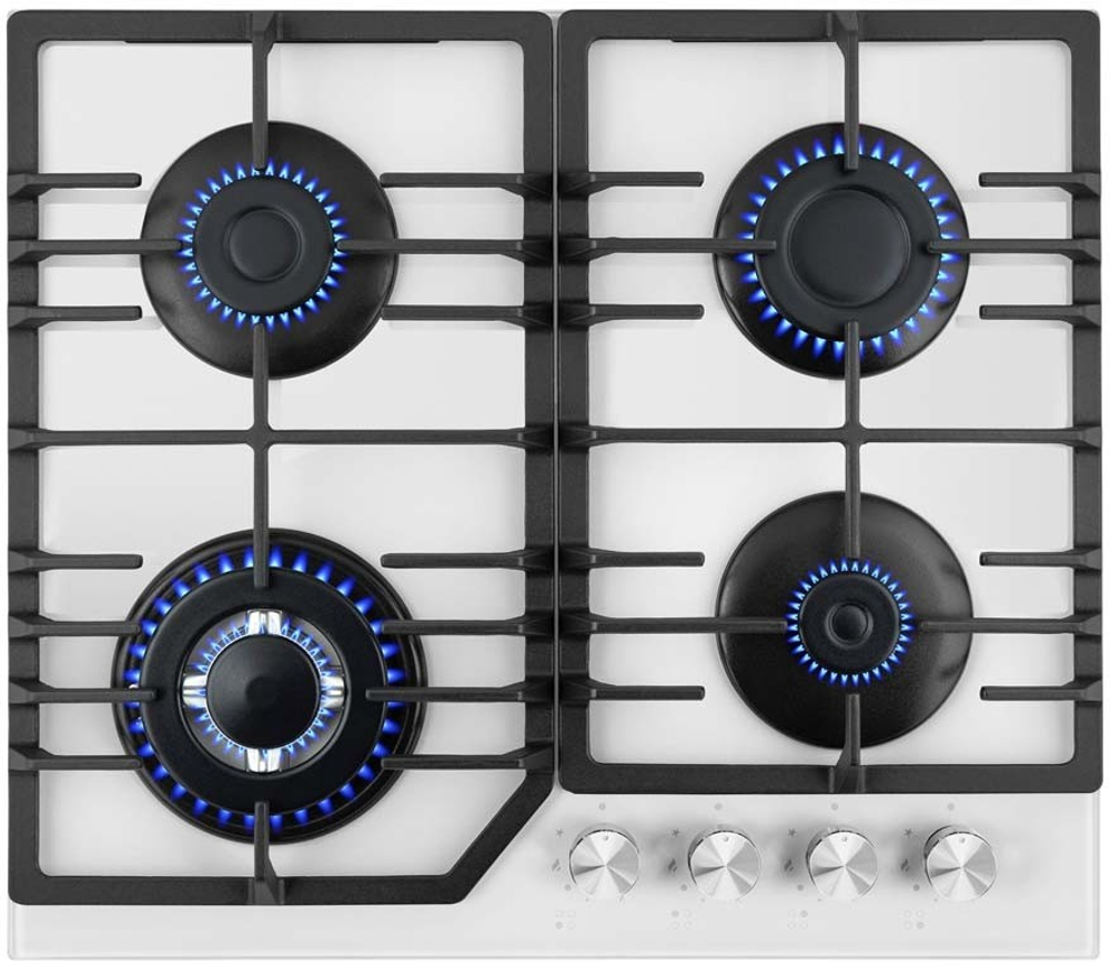 Поверхность варочная газ. Midea MG645TGW (белая)