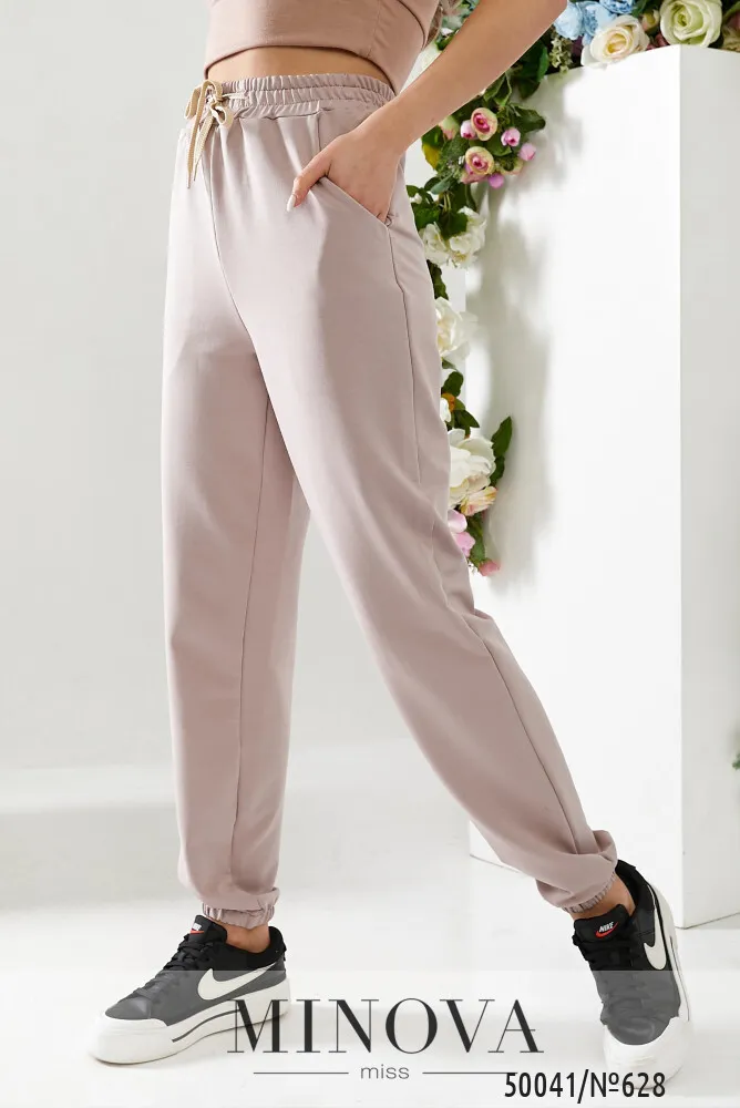 Брюки 628-бежевый Minova