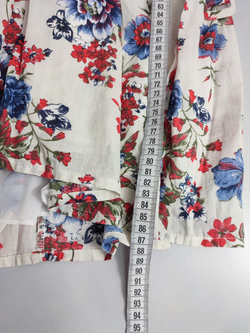 Платье с цветочным принтом 44 размер