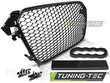 Решетка радиатора RS-TYPE GLOSSY BLACK для Audi A4 B8