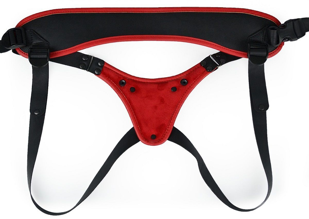 Универсальный пояс для фиксации насадок (Цвет: красный с черным)