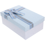 Коробка подарочная «Нежная тайна» 21*14*8 см, голубой