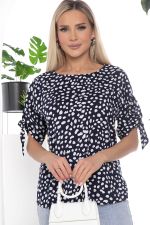 Блуза Синтия (темно-синяя) Б10339 LT Collection (Акция)