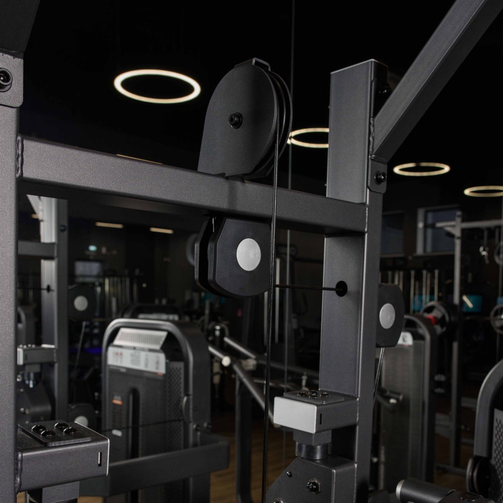 U3009D Турник, брусья с противовесом. Стек 99 кг