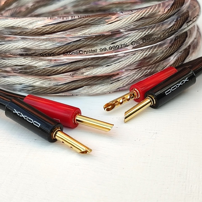 DAXX S192p Акустический кабель 12AWG (3.3мм.кв), класса Hi-End из посеребренной монокристаллической меди -готовая пара-