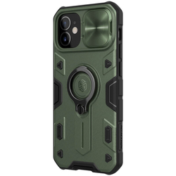 Противоударный чехол с кольцом и защитой камеры Nillkin CamShield Armor Case для iPhone 12 Mini