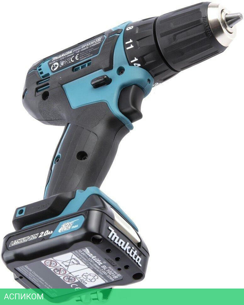 Дрель-шуруповерт Makita DF333DWAE
