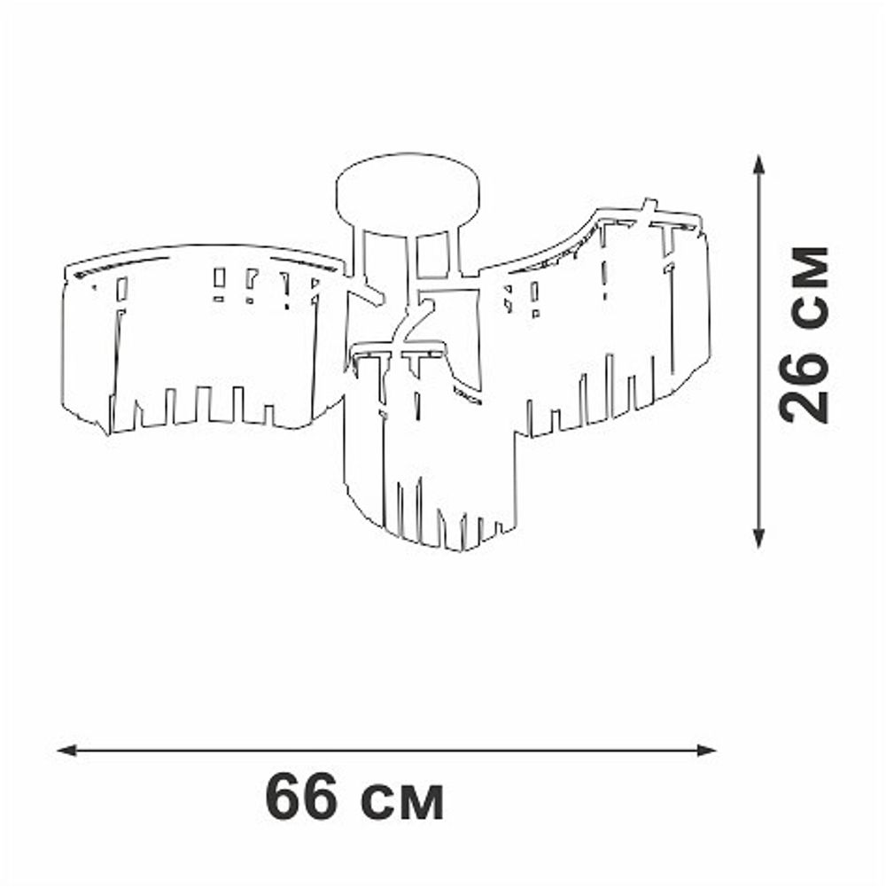 Потолочная люстра Vitaluce V5884 V5884-0/6PL
