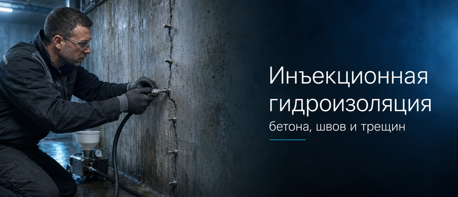 Инъекционная гидроизоляция конструкций